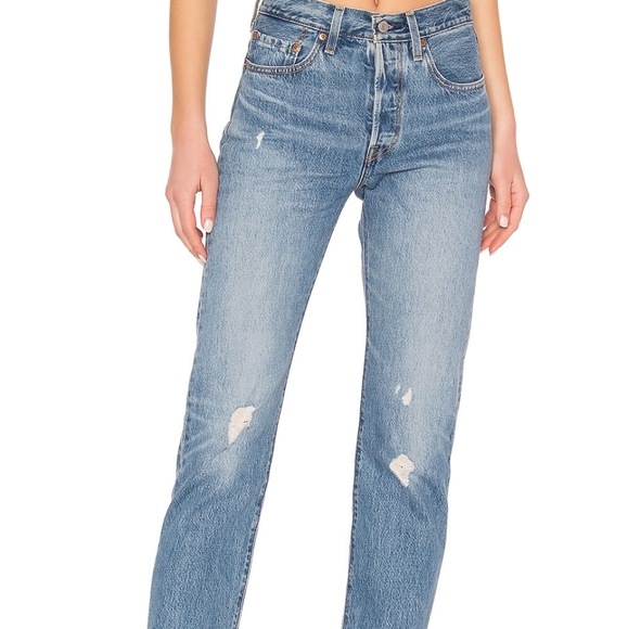 HR Distressed Levis - Picture 1 of 11